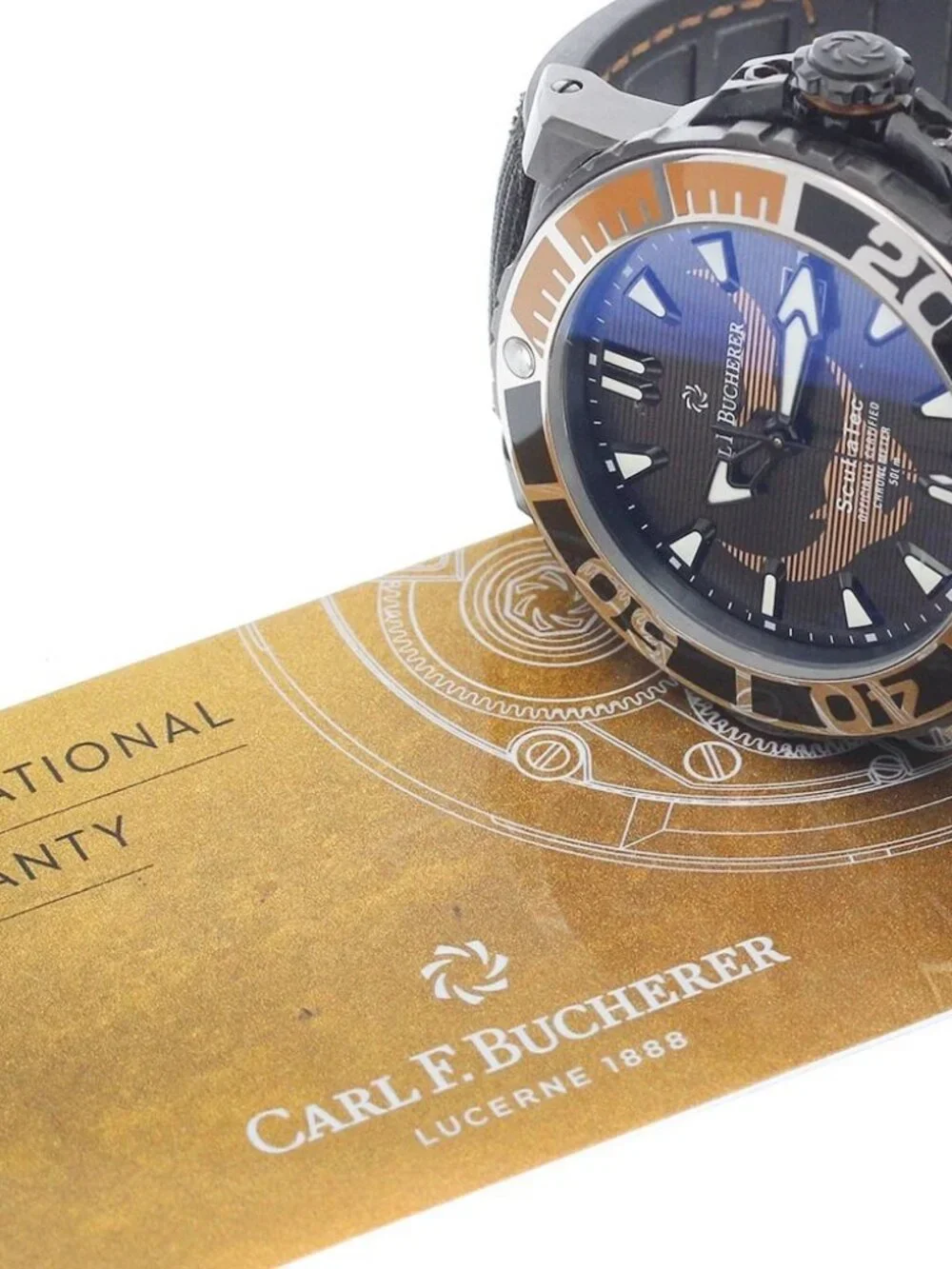 CARL F.BUCHERER Patravi ScubaTec 00.10632.28.33.99 Date Automatic Men's_966518